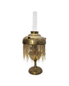 Lanterne ou lampe à pétrole époque 1900 en laiton