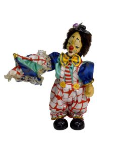 Jouet ancien années 70 poupée clown