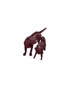 Bronze de Vienne ancien deux chiens époque XIXème