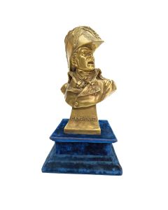 Buste en bronze doré représentant le général Cambronne 1er Empire par James Louis 
